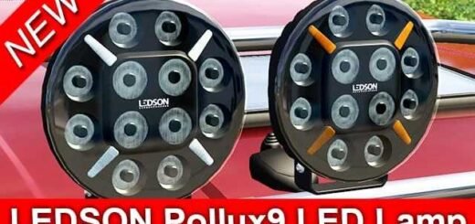 Ledson Pollux 9 LED Lamp ETS2 v1.57